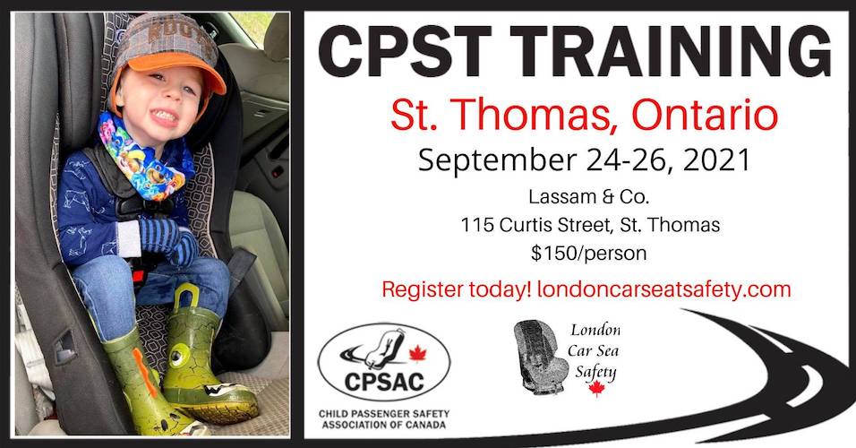 Poster to advertise car seat training